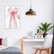 Stupell Industries Watercolor Pink Bow Illustration Framed Giclee, design by LSR Design Studio